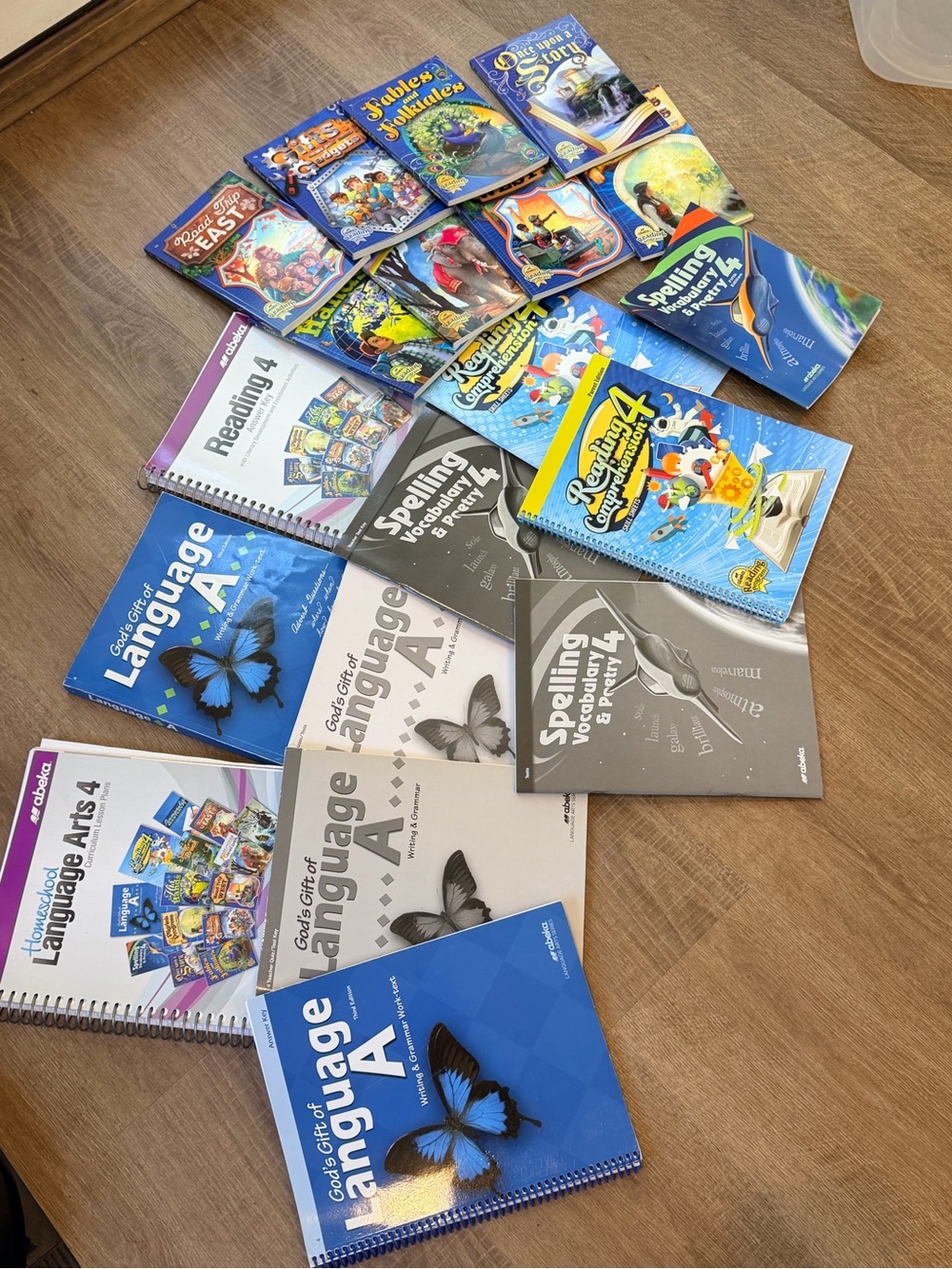 Language Arts & Spelling Workbook Set - Blue -